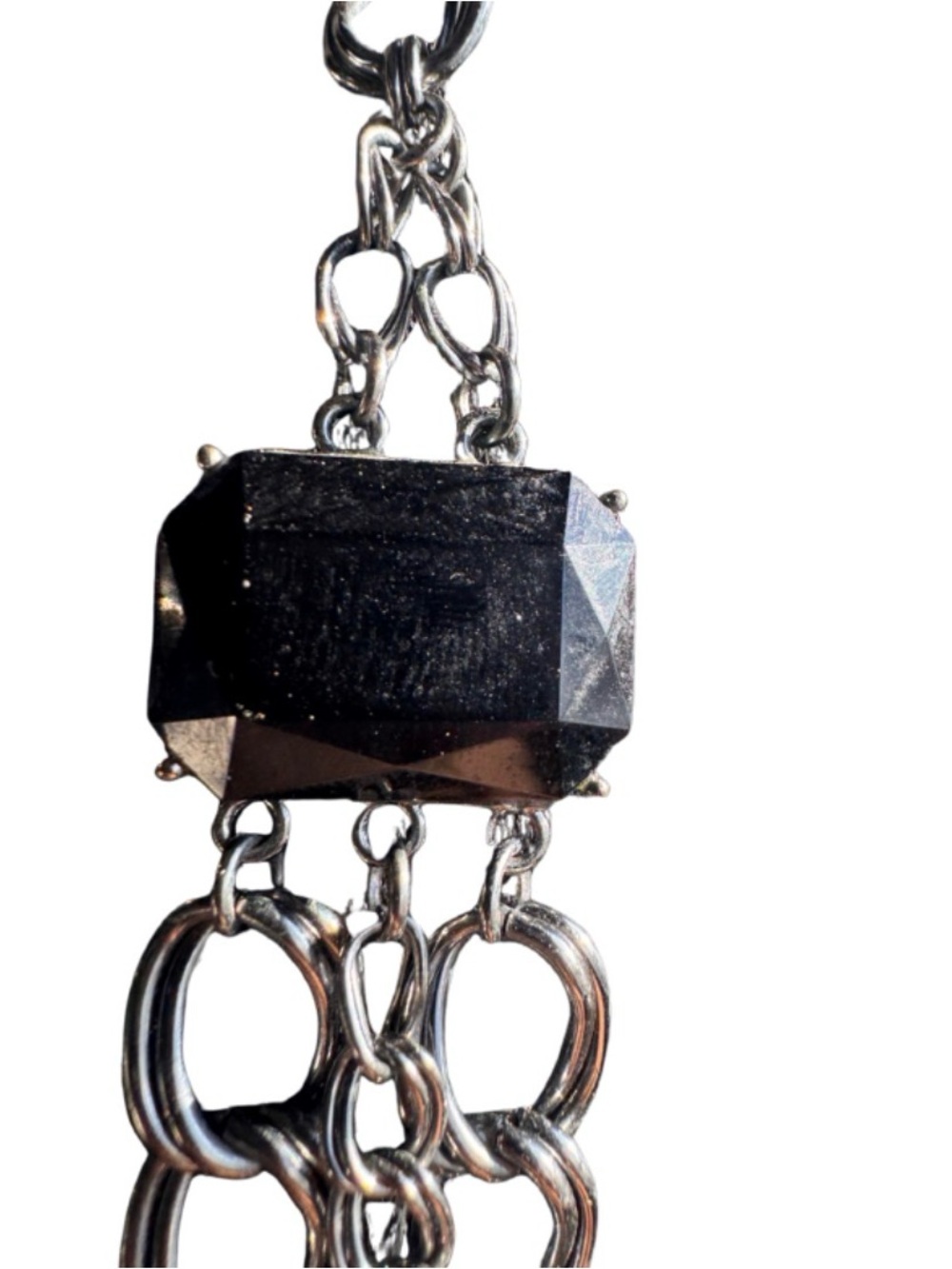 Upcycled Necklace with Authentic Coach Hardware - Picture 4 of 5